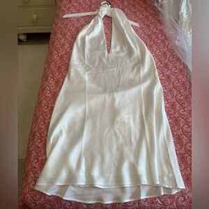 Show Me Your MuMu “Jasmine Halter” Mini dress Never worn with tags Size: L